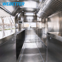 Remolque de Comida WEBETTER Pequeño de 3m con Cocina Completa, Mini Remolque de Comida Móvil Totalmente Equipado