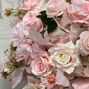 Bola de Flores de Rosa Artificial de Seda Rosa de 70 cm, de Alta Simulación, para Decoración de Bodas y Hogar, Venta al Por Mayor - Product Image 5