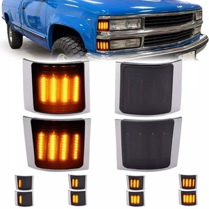 Tuần tự hổ phách dẫn góc bên đánh dấu đèn cho Chevy C/K 1500 2500 94-98 <span class=keywords><strong>99</strong></span> - Product Image 1