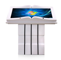 Máquina Interactiva Todo en Uno con Pantalla Táctil de 55 Pulgadas para Exhibiciones, Museos y Consultas, con Control Remoto y Función de Pasar Páginas, OEM