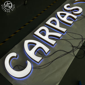 Letreros Luminosos LED para Exteriores de Fácil Instalación, Letreros con Logotipo de Tienda Cerca de Mí, Letreros con Letras Iluminadas Frontalmente de Alta Calidad - Product Image 3