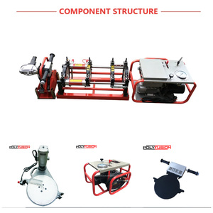 เครื่องเชื่อมท่อพลาสติก HDPE แบบไฮดรอลิก ขนาด 450-800 มม. ผลิตในจีน เครื่องเชื่อมท่อพลาสติก Pe เครื่องเชื่อมท่อ HDPE - Product Image 3