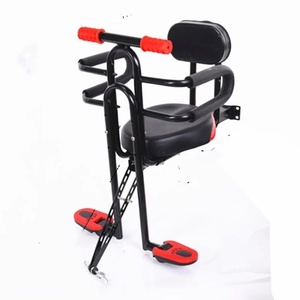 Siège enfant avant en métal pour vélo de montagne et vélo pliant - Siège de sécurité pour bébé entièrement enveloppant - Product Image 5