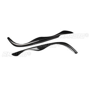 1 par de cubiertas de fibra de carbono real para faros delanteros de coche, para BMW E46 323i 328i 330i 325i 1999 2000 2001 2002 2003 2004 - Product Image 3