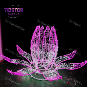 ไฟ LED ตกแต่งสวนรูปดอกไม้ กันน้ำ ลายผีเสื้อ กิ่งไม้ ดอกไม้ ไฟประดับตกแต่งภูมิทัศน์กลางแจ้ง - Product Image 2