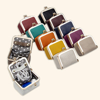 Boîte à bijoux de luxe en cuir PU rectangulaire portable, nouvelle, avec logo personnalisé en gros, pour le rangement et l'emballage de mariage
