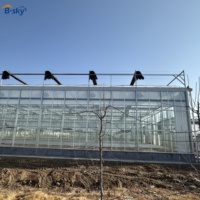 Invernadero de Vidrio Moderno de Múltiples Vetas con Control Climático Inteligente para la Producción de Cultivos Durante Todo el Año