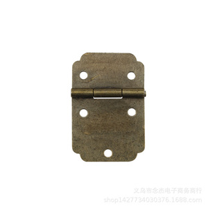 Bisagra de latón para muebles, 22x33mm, montaje en superficie G51, para caja de madera, estilo tradicional, duradera - Product Image 5