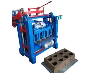 Personalización profesional portátil tierra madera Cenizas volantes maquinaria de fabricación de ladrillos - Product Image 1