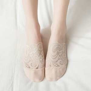 Calzini Invisibili Estivi da Donna in Pizzo Sottile per Uso Quotidiano, Vendita all'Ingrosso, <span class=keywords><strong>Calze</strong></span> a Maglia Senza Cuciture <span class=keywords><strong>con</strong></span> Funzione Antibatterica - Product Image 5