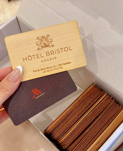 Thông minh chip thẻ chìa khóa NFC tre gỗ cho kinh doanh & khách sạn RFID giao diện với khắc laser - Product Image 3