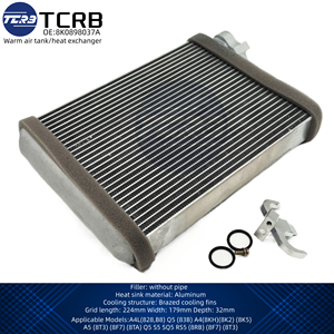 TCRB Radiator Udara Hangat untuk Audi A4/S4 Avant/quattro/A5/S5 Coupe/Sportback/Q5 Penukar Panas (Tangki Air Panas) OEM 8K0898037A - Product Image 4