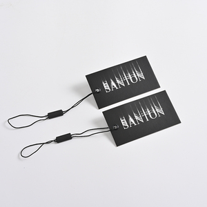 Recyclable <strong>Custom</strong> LOGO Fabric Hang <strong>Tag</strong> for Clothing Canvas Cloth Swing <strong>Tags</strong> With High Quality Cotton Rope <strong>String</strong> - Product Image 5