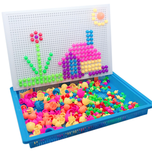 Nouveau Design Intelligent 3D Puzzle Jeux Jigsaw <span class=keywords><strong>Jeu</strong></span> de société 296 Pièces en plastique Grain Champignon Nail Beads à un prix - Product Image 5