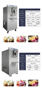 Machine à <span class=keywords><strong>gelato</strong></span> automatique commerciale 28-32L/H 220V, nouvelle machine à crème glacée dure pour usage professionnel, pour ingrédients à base de fruits et de lait - Product Image 3