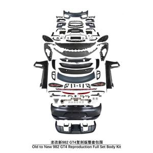 Convient aux modèles <span class=keywords><strong>Porsche</strong></span> 981 de 12 à 16, de l'ancien au nouveau 982, ensemble complet de répliques GT4, nouveau, fabriqué en Chine - Product Image 2