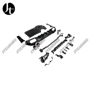 Diffuseur arrière pour <span class=keywords><strong>Mercedes</strong></span> Benz W206 classe C C200L C240 <span class=keywords><strong>C250</strong></span> c280 changement C63 AMG diffuseur de tuyau d'échappement de lèvre arrière - Product Image 3