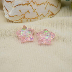 Precio de fábrica, estrella de cinco puntas, cuentas sueltas DIY, cuentas hechas a mano, joyería acrílica, accesorios de pulsera - Product Image 2