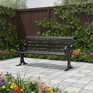 Banc de <span class=keywords><strong>jardin</strong></span> moderne en aluminium moulé, <span class=keywords><strong>chaise</strong></span> de loisirs pour patio extérieur, durable, résistant à l'eau, siège long - Product Image 3