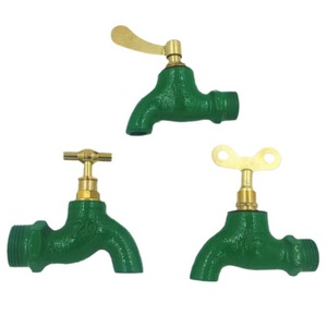 Iron Faucet With Key <b>Lock</b> Copper Core 4 Point <b>Threaded</b> Outdoor Garden Water Connector Durable - Product Image 5