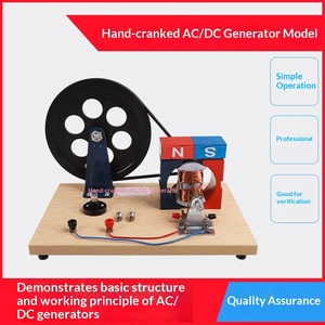 Generador <span class=keywords><strong>de</strong></span> manivela AC/DC para enseñanza <span class=keywords><strong>de</strong></span> física, experimentos electromagnéticos para secundaria/bachillerato, diseño <span class=keywords><strong>de</strong></span> imán permanente <span class=keywords><strong>de</strong></span> <span class=keywords><strong>Faraday</strong></span> - Product Image 5