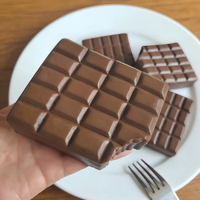 NOUVEAU Jouet anti-stress en PU souple et collant en forme de barre de chocolat, non viral sur TikTok, cadeau pour enfants et adultes, améliore l'humeur et favorise la thérapie