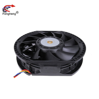 Ventilateur de refroidissement à flux axial à roulement à billes DC 12v 24v 48v 172x150x38mm Industries de restauration personnalisables OEM à faible consommation d'énergie