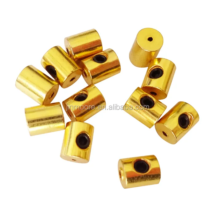 5*7mm זהב מצופה פליז פין Keeper נעילת פין גב אבזם במלאי, בורג סט בתוך