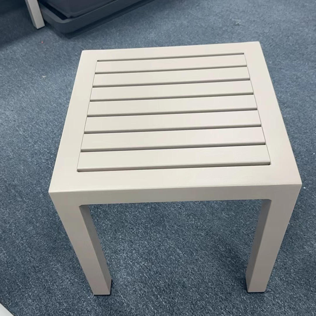 Table basse Mc-027 tout aluminium [40*40]