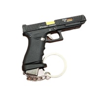 Llavero de lujo TTI G34 con carcasa expulsable 1:3, modelo de pistola de juguete de aleación, modelo estático, para San Valentín y cumpleaños