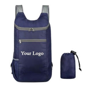 Waterproof Foldable Student Backpack with Logo, Adult <b>Large</b> Bag for Sports and Travel Gift - Product Image 1