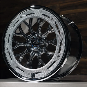 ล้อแม็กซ์คาร์บอนไฟเบอร์ Duaxen Forgealloy แบบ 2 ชิ้นสั่งทำพิเศษ 5x130 5x114.3 5x112 ขนาด 18-26 นิ้ว ขอบเว้าลึก สำหรับรถยนต์ 5x114.3 - Product Image 4