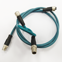 Venta Directa de Fábrica, Conectores y Cables Industriales, Cable de Sensor M12, Arnés de Cables, Código X, Conector de Cable M12 de 8 Pines