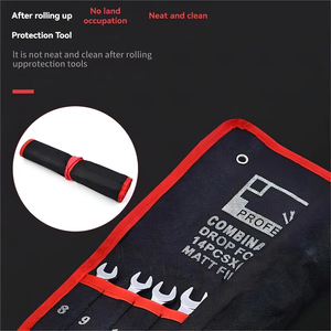 Jeu de 14 clés mixtes CRV métriques dynamométriques jeu de clés outils <span class=keywords><strong>machiniste</strong></span> clé à douille écrou tournevis kit d'outils de réparation - Product Image 6