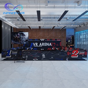 Réalité libre marche VR jeu de tir multijoueur 4 <span class=keywords><strong>6</strong></span> 8 10 joueurs VR pistolet jeu simulateur intérieur salle d'évasion 9D Vr Machine Arena - Product Image 6