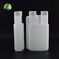 Flacon doseur double à double compartiment en plastique HDPE de laboratoire 100 ml, 250 ml, 500 ml, 1000 ml pour tests