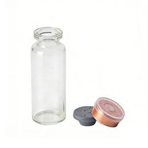 ขวดแก้วเปล่าขนาด 3 มล. 5 มล. 10 มล. 15 มล. 20 มล. 30 มล. พร้อมจุกยางและฝาอลูมิเนียมสำหรับเครื่องสำอางและยา C888 - Product Image 3