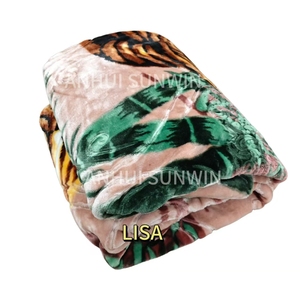 Vente en gros <span class=keywords><strong>Couverture</strong></span> américaine en vison de Dubaï Couvertures de lit double bon marché Couvertures raschel épaisses de haute qualité pour l'hiver King Size 4kg 6kg - Product Image 4