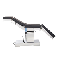 Table d'opération neurochirurgicale à 5 mouvements, hauteur réglable 550-950 mm, déplacement 300 mm, tête-jambes interchangeables, structure en acier inoxydable