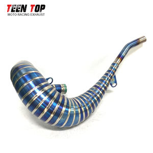 TEENTOP Tête d'échappement haute performance 2 temps <span class=keywords><strong>pour</strong></span> <span class=keywords><strong>KTM</strong></span> EX250/EX300/TE300/300 EXC/250 XC/300SX/300 Tuyau en titane XC-W - Product Image 4