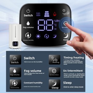 5L Heating <b>Humidifier</b> Household Intelligent Constant Humidity Sterilization Silent Remote Control Timing Function - Product Image 5