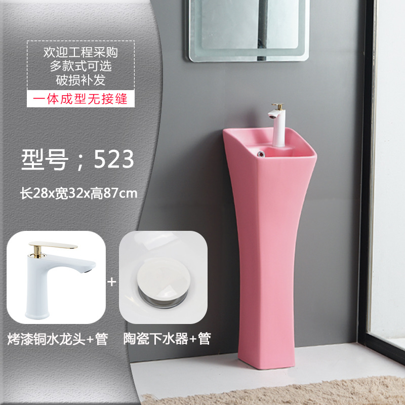 Sweet powder 523-paint copper faucet set