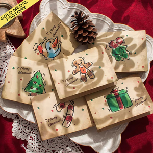 Paquete de Tarjetas de Navidad de Lujo Personalizadas 2025, Sobres, Tarjetas de Navidad, Tarjetas de Felicitación de Año Nuevo - Product Image 1