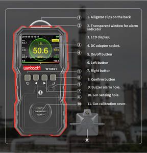 Détecteur portable professionnel de gaz hautement inflammable WT8801 2022 - Product Image 6