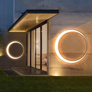 Lámpara de pared LED moderna IP65 impermeable de aluminio para exteriores, Villa, terraza, jardín, farola, porche, lámparas <span class=keywords><strong>residenciales</strong></span> comerciales - Product Image 1