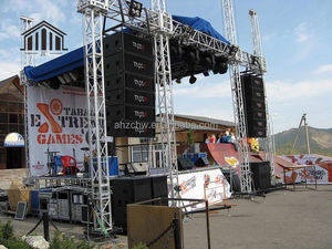 Настраиваемая портативная сценическая платформа, 6-колонная арочная конструкция, фанерная ферма, конструкция для наружных мероприятий, для демонстраций ферм - Product Image 5