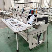 Machine à broder 3D à trois têtes haute précision pour débutants, idéale pour casquettes, t-shirts, vêtements plats, serviettes, vestes et cuir