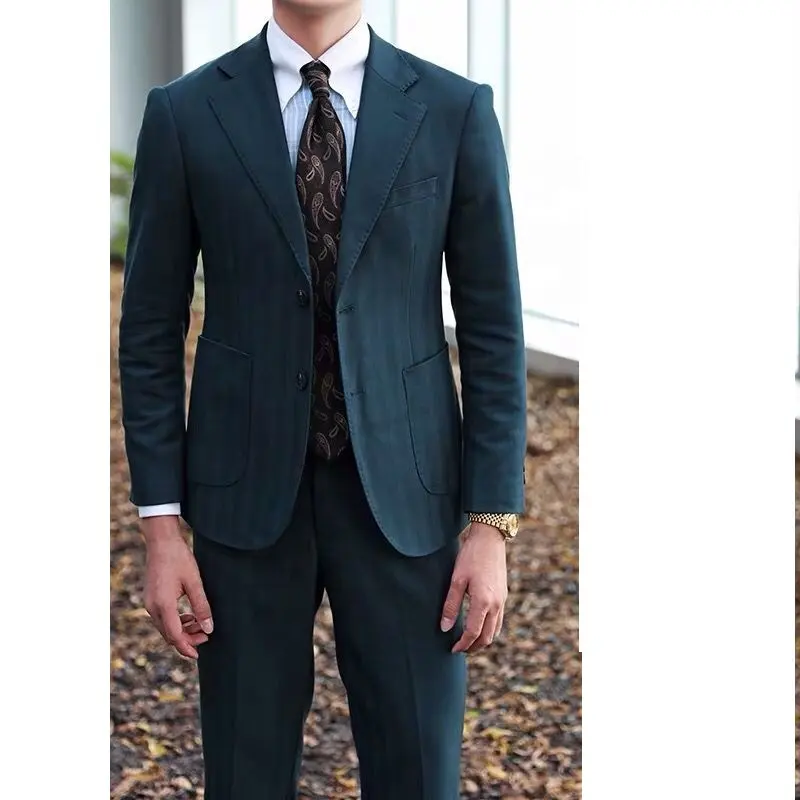 MTM nach Maß 16 Farben Herren Slim Fit Anzüge Big Size Herren Hochzeits anzüge mit Hosen Business Custom Herren Anzüge