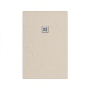 Plato de ducha rectangular de 70 x 110 cm, superficie blanca antideslizante para uso en el baño - Product Image 3