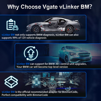 Escáner OBD2 Vgate VLinker BM ELM327 para Android/iOS 4.0/WiFi, Herramienta de Diagnóstico Automotriz Compatible